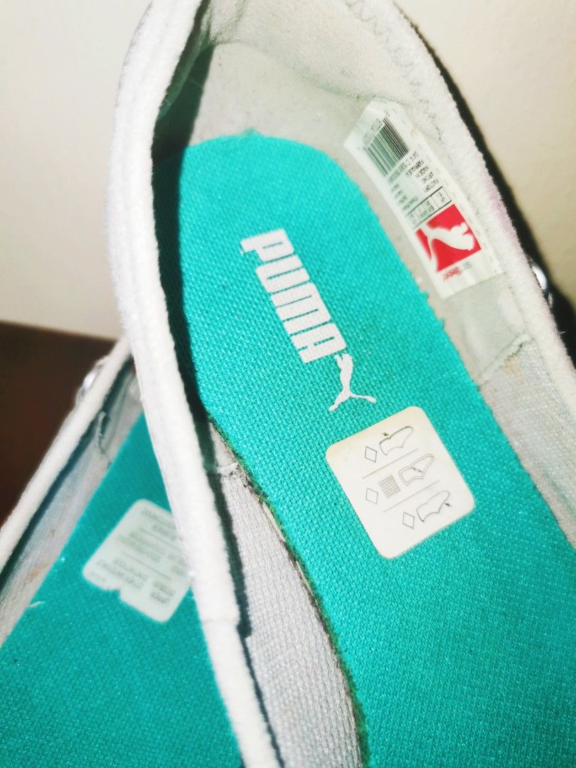 Puma Bixley Glamm Ballerina Flats Women s white gray Women s Fashion Footwear Flats Sandals on Carousell
