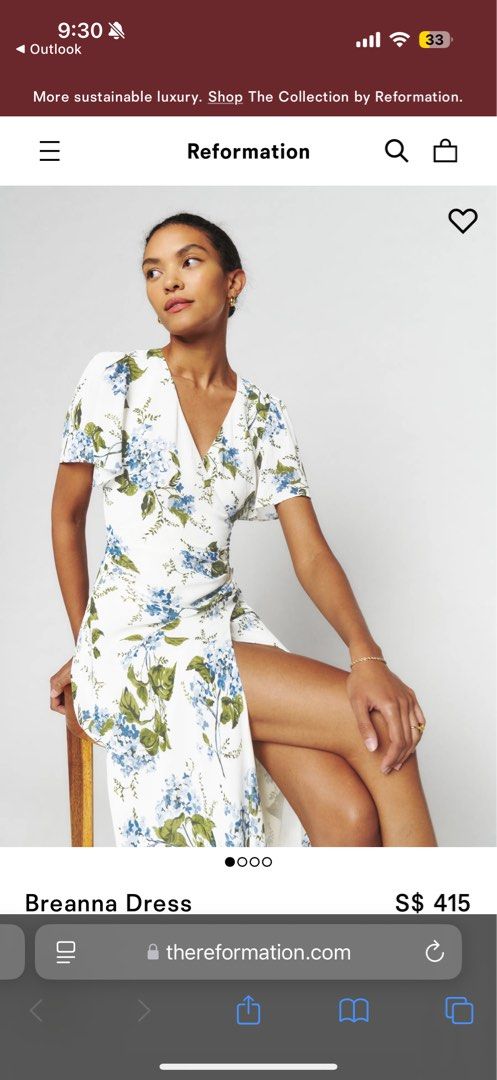 Reformation heidi dress cheap