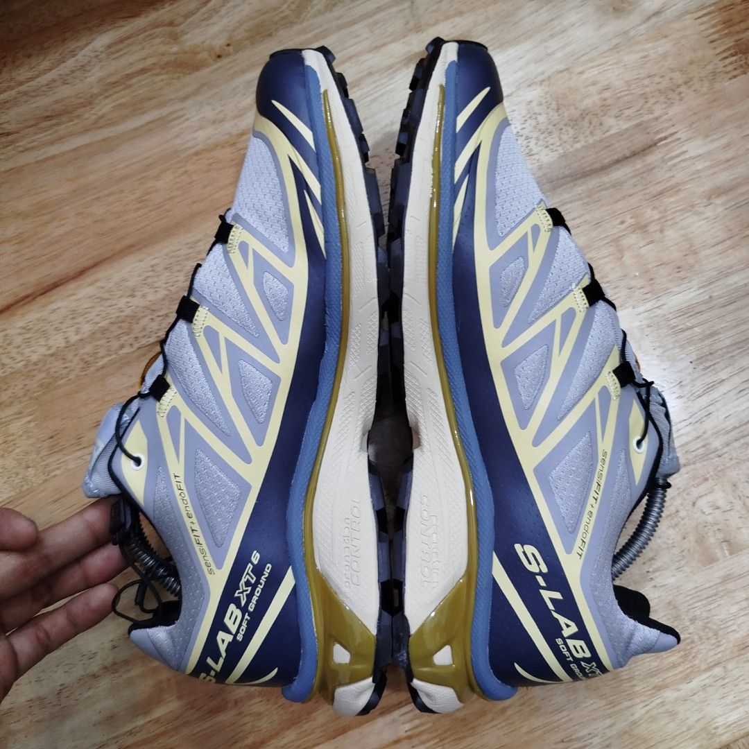 SALOMON SalomonXT-6 トレイルランニングシューズ 青茶色 廃 SALOMON SalomonXT-6 トレイルランニングシューズ 青茶色 廃
