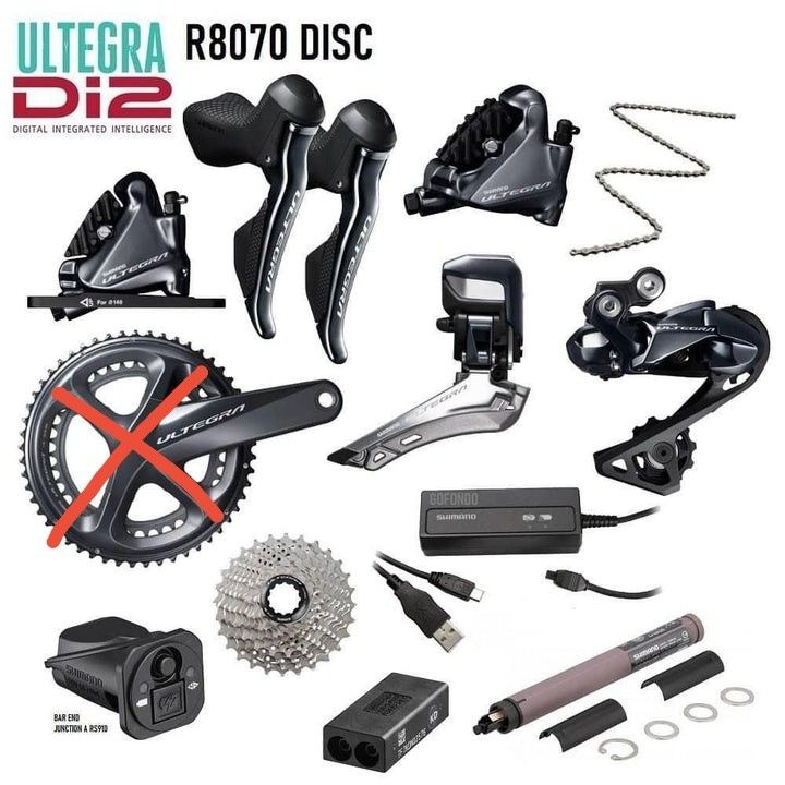 Shimano R8070 DI2 11speed Sports Equipment Bicycles Parts Parts Accessories on Carousell