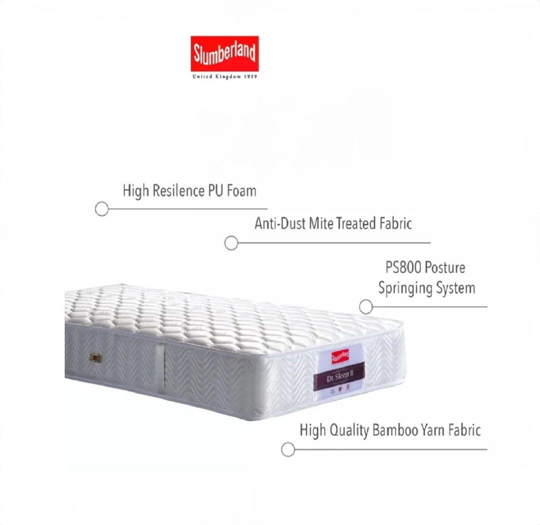 Slumberland Dr Sleep Pro Super Single, Furniture & Home Living