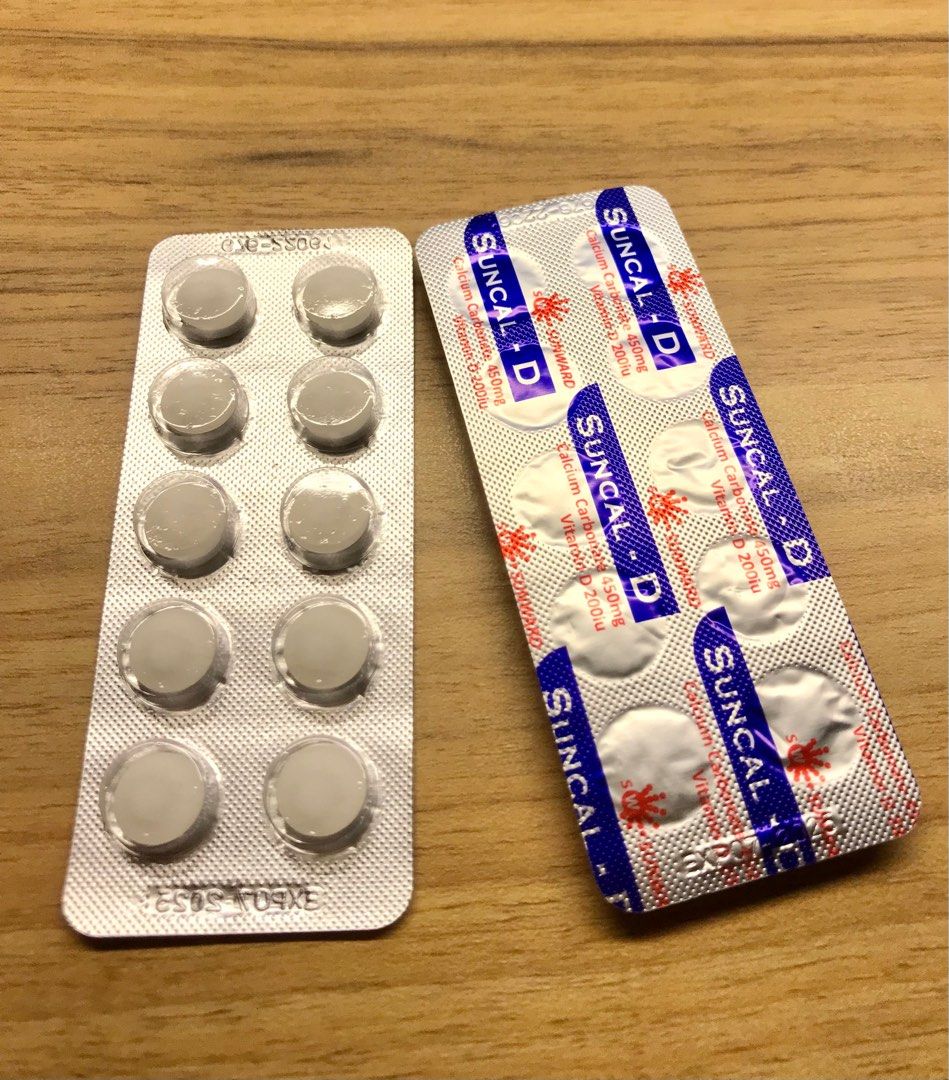 Suncal Plus Suncal - D Calcium Carbonate and Vitmain D (Exp. 7/2025), Health ...