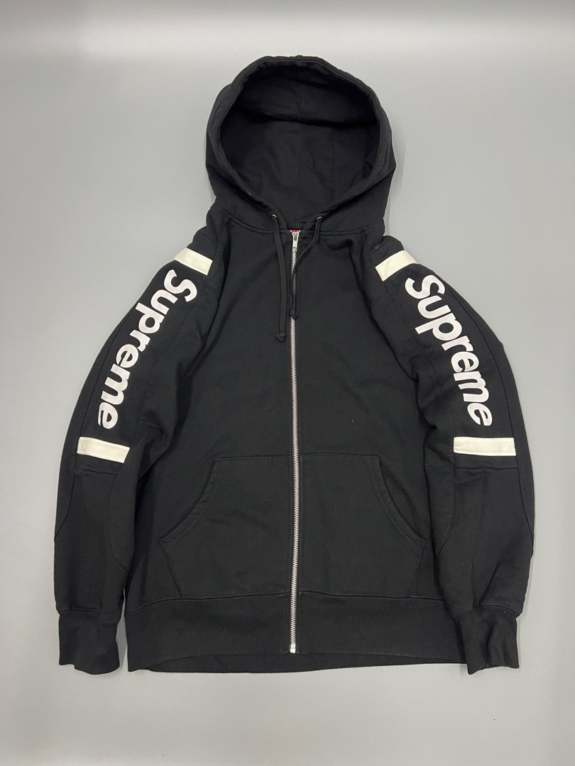 Supreme hooded track zip up clearance