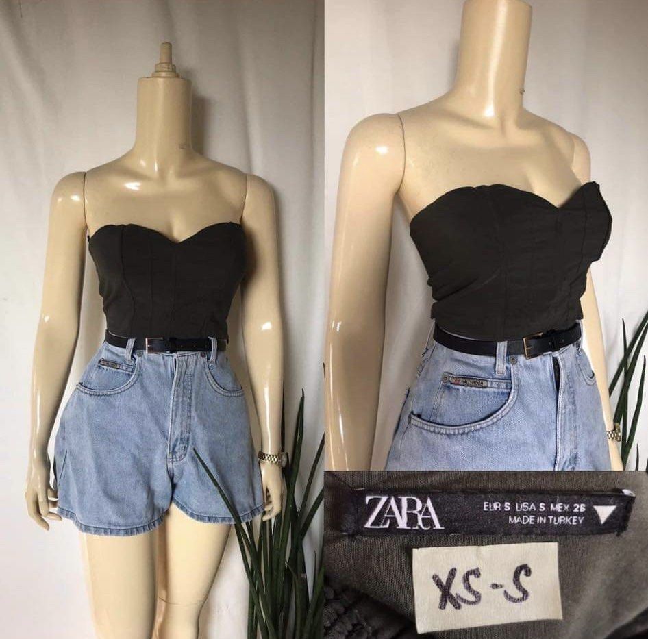 Take All Zara Tops (2pcs) (Category: Sleeveless) located in Cebu City. Submitted by styleoptions (Listing ID 1333585093, Image 2). Description: Never been used! Stuck in closet Super sexy and pretty TAKE THEM ALL 🖤🖤.