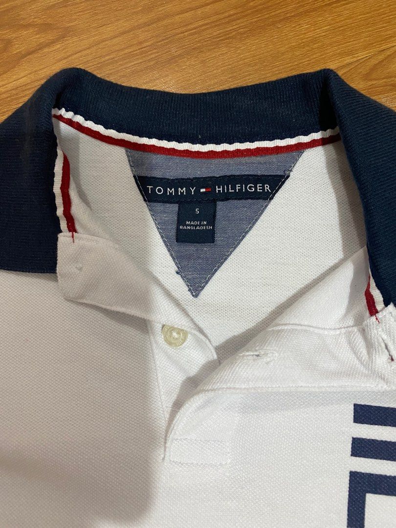 Tommy Hilfiger Polo Shirt White (Category: Babies & Kids Fashion) located in Manila. Submitted by jaychiiiii (Listing ID 1333594679, Image 3). Description: .