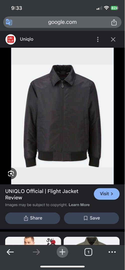 Uniqlo flight jacket reddit best sale