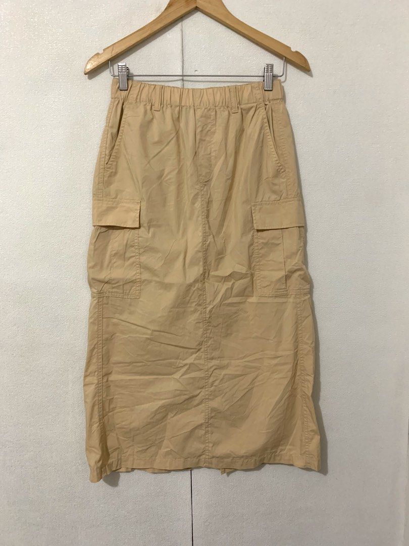 Cargo skirt yellow hot sale