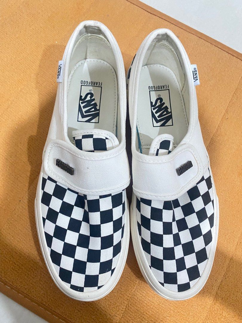 Vans Slip On 47 DX Maxfield Exclusive x Fear of God Fesyen Pria Sepatu Sneakers di Carousell