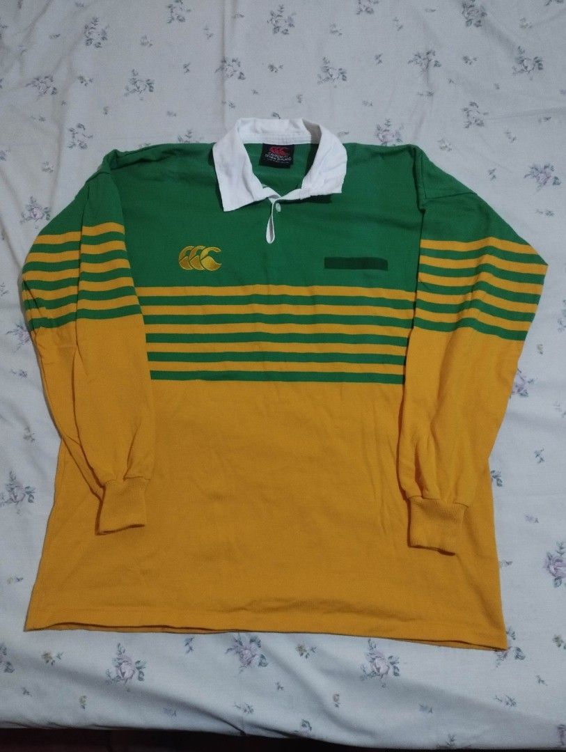 VINTAGE CANTERBURY LONG SLEEVES RUGBY POLO SHIRT Men s Fashion Tops Sets Tshirts Polo Shirts on Carousell