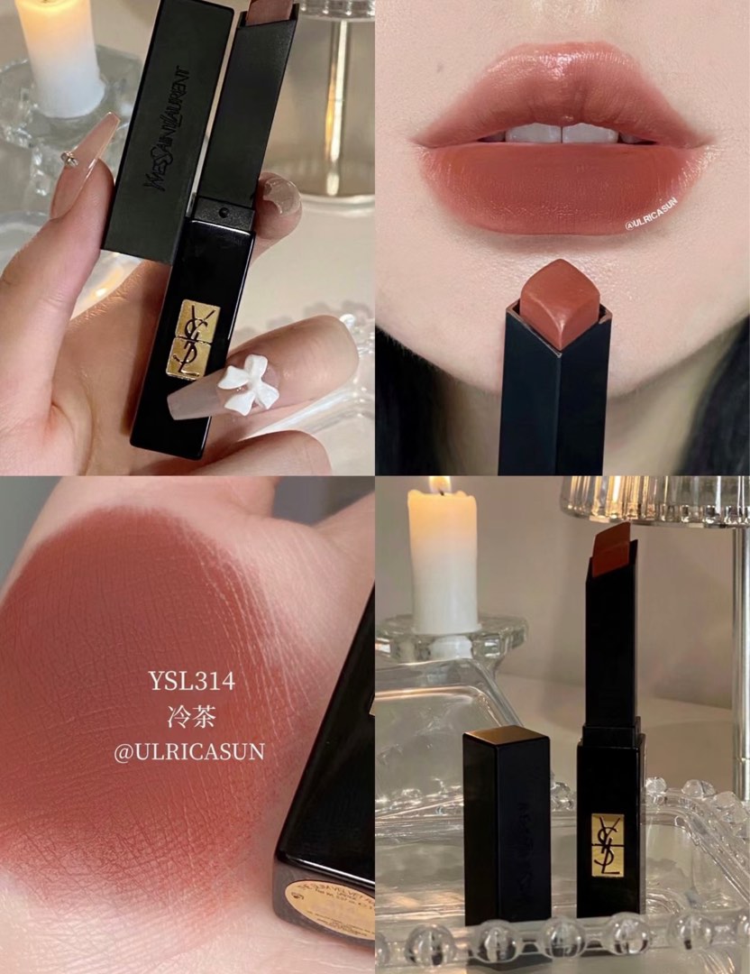 YSL Rouge Pur Couture Matte Lipstick 314 Beauty Personal Care Face Makeup on Carousell