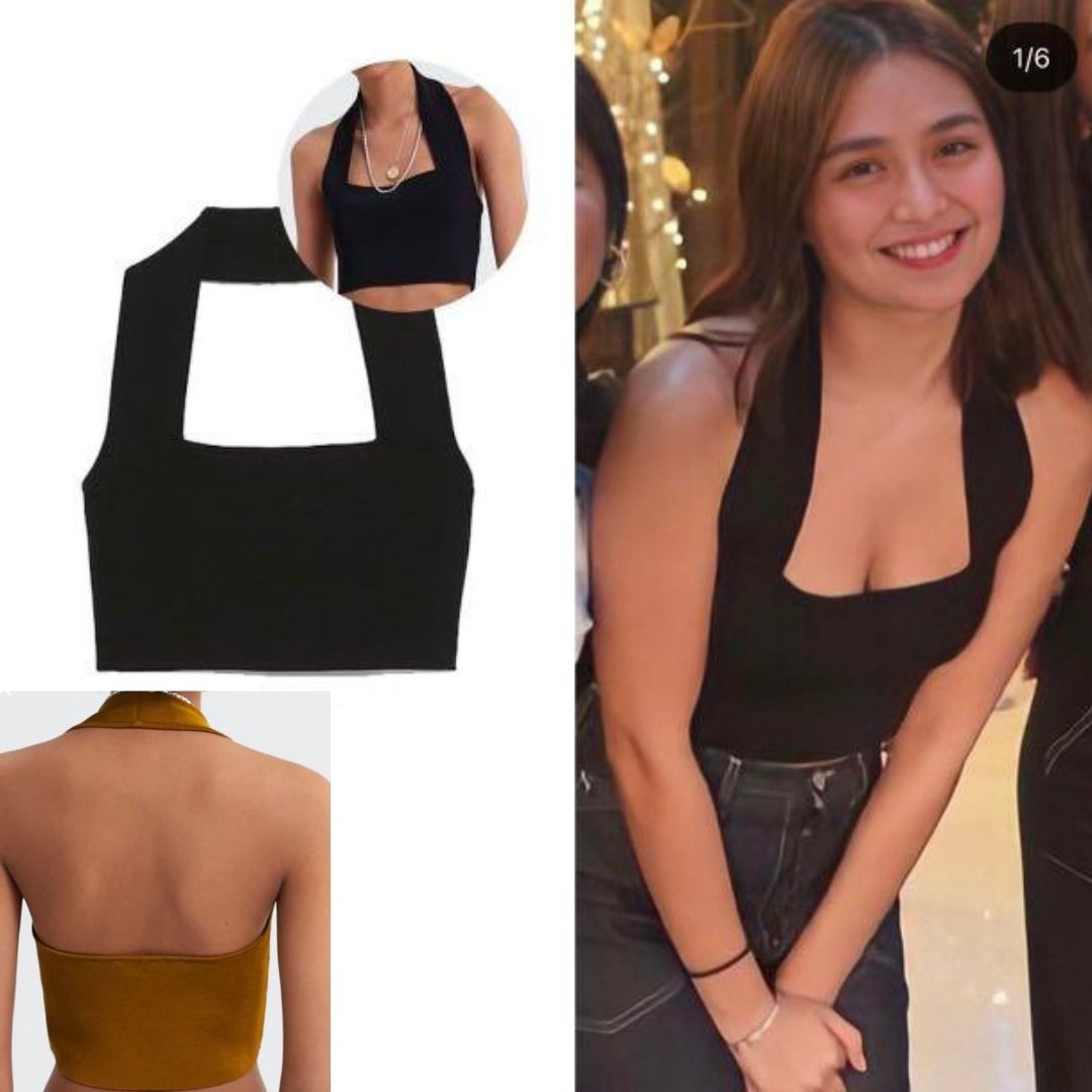 Zara Cropped Knit Halter (Category: Blouses) located in Quezon City. Submitted by thangsbym (Listing ID 1333597275, Image 1). Description: Good quality. Used once. Retails for 1450. .