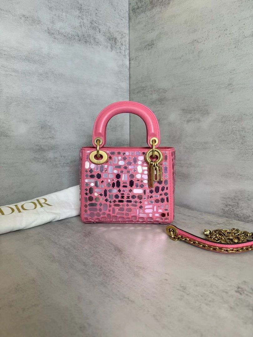 100 authentic global limited edition 20pcs only mini lady dior with mirror surface GHW Luxury Bags Wallets on Carousell