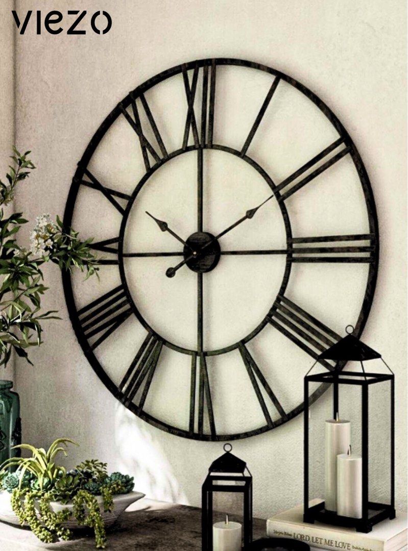 100cm/ 39.4 inch giant wall clock (full metal) (Category: Wall Decor) located in Caloocan City. Submitted by relique_boutique2026 (Listing ID 1333767415, Image 1). Description: Dimension: 100cm/ 39.4 inch diameter Material: Metal Power source: 1 pc of AA battery Brand new Limited stock only Location: Caloocan South.