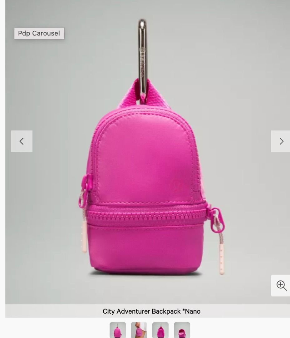 3 Colours PO Lululemon City Adventurer Backpack Nano Women s Fashion Bags Wallets Purses Pouches on Carousell