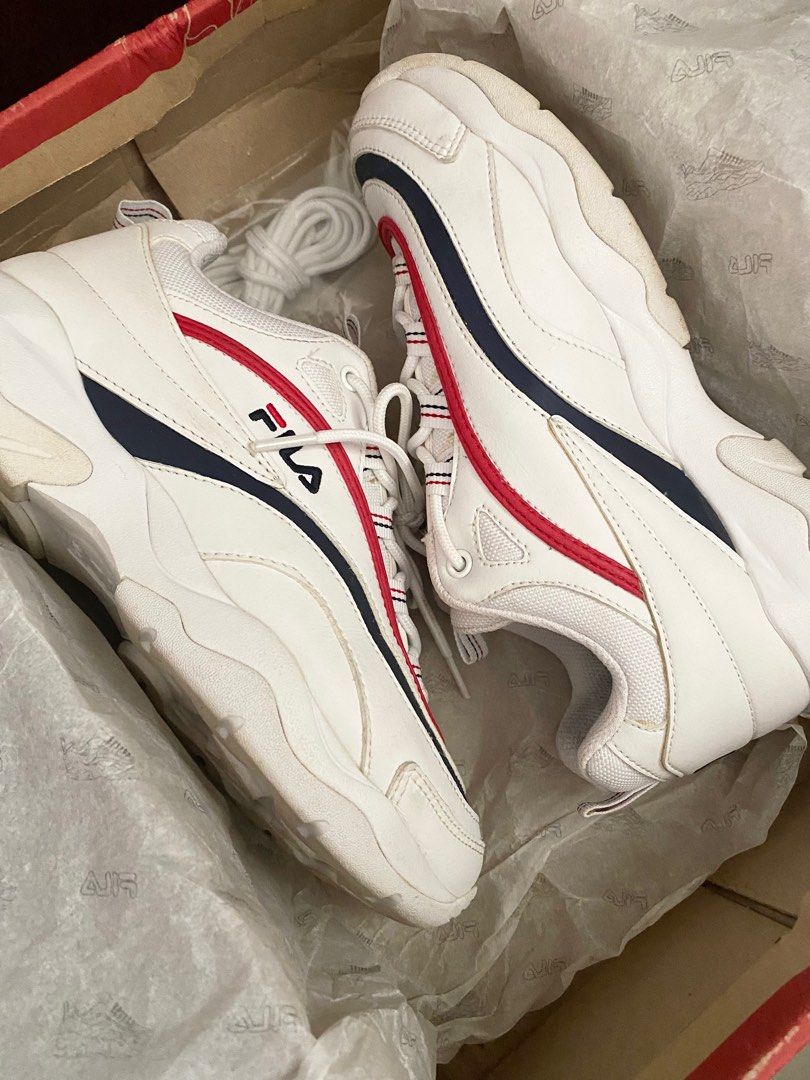 80 OFF RTP 130 Filaray Fila x Folder White Sneakers