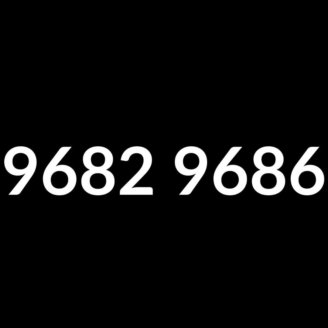 9682 9686 golden number postpaid number simcard sim card nice number ...