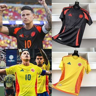 ⚡ 哥倫比亞 Colombia James Rodríguez 占士洛迪古斯  24-25 Home/Away jersey波衫 球衣 💎紫鑽商家💎 所有衫款/球員/號碼全齊。有鐘意嘅款直接帶圖詢價。（Players name and number can be customize） 哥倫比亞國家隊 路易斯·迪亞斯 Luis Díaz RADAMEL 法卡奧 FALCAO64222602296706110