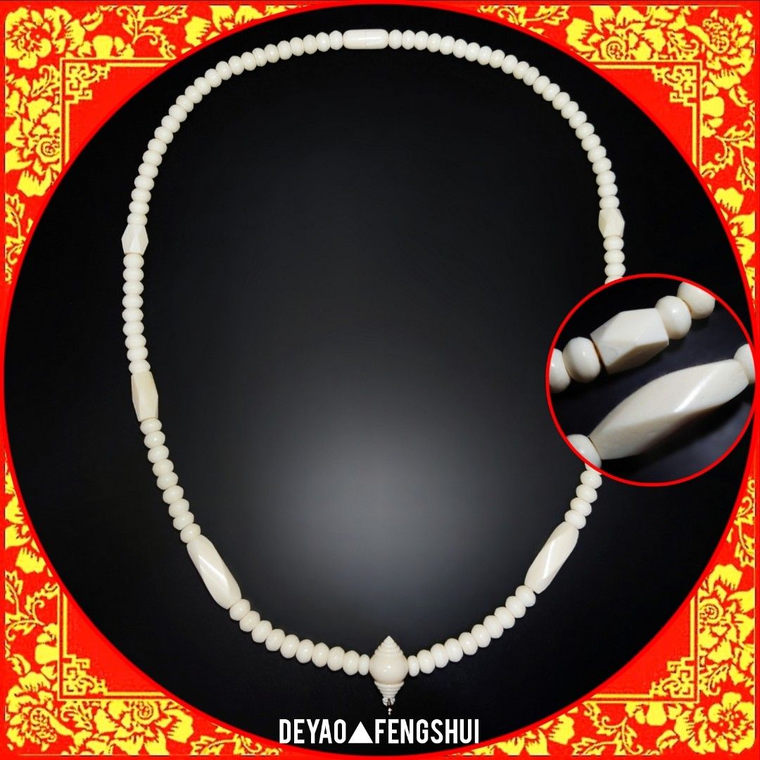 △ Thai Style Ivory-Colored Beaded Necklace △, Hobbies Toys