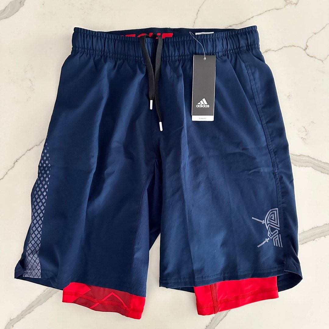 Adidas Techfit Shorts CrazyTrain Two In One with Tights