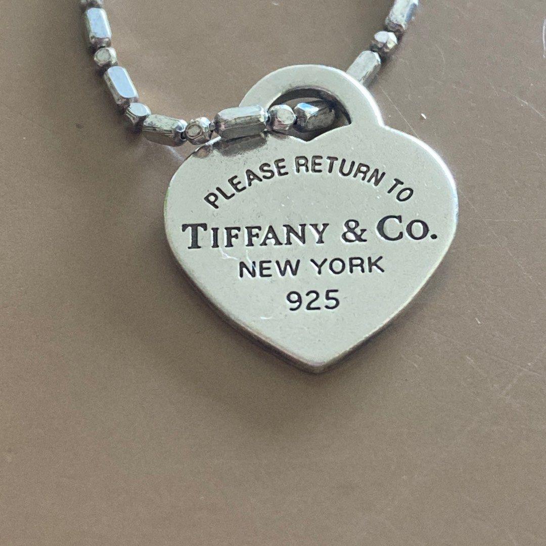 Tiffany and co please return necklace store