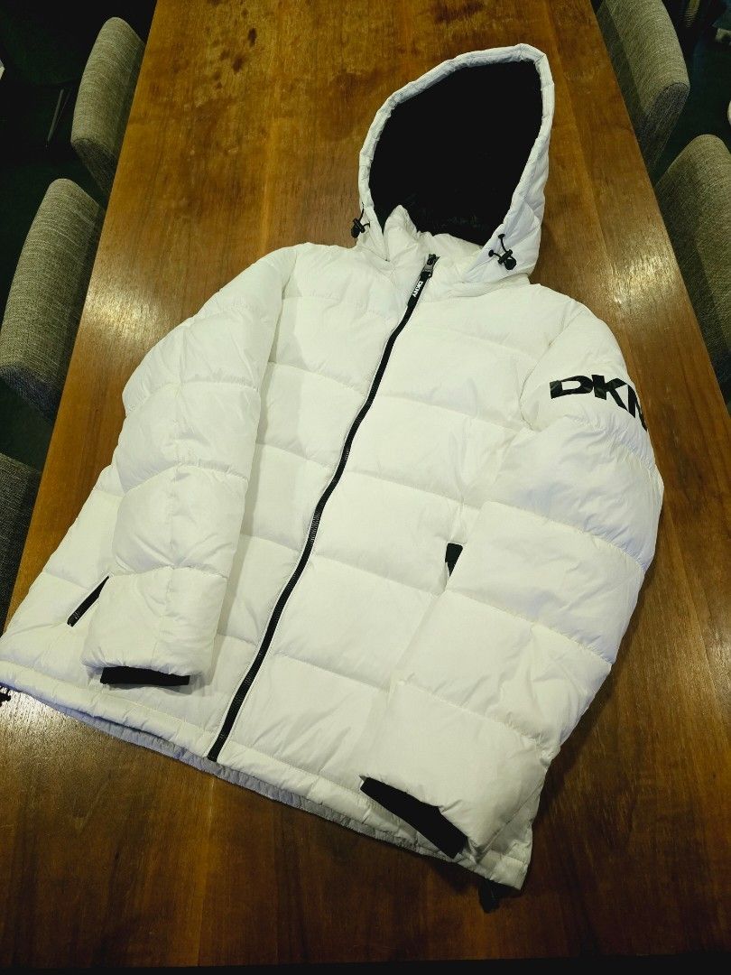 Authentic brand new men's DKNY winter puffer jacket, Men's Fashion