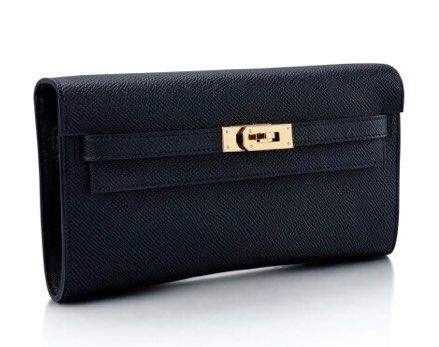Authentic Hermes Kelly Wallet GHW Stamp X (Category: Luxury Bags & Wallets) located in Rosario. Submitted by myvinatgepieces (Listing ID 1333848092, Image 1). Description: Authentic Hermes Kelly Wallet Black Epsom Leather GHW Stamp X With signs of usage Hairline scratches on hardwares Scuffs on leather Will provide replaced dust bag Flap fastener. Lining in black leather, two compartments, 12 slots for cards, two pockets for bills, zip pocket for