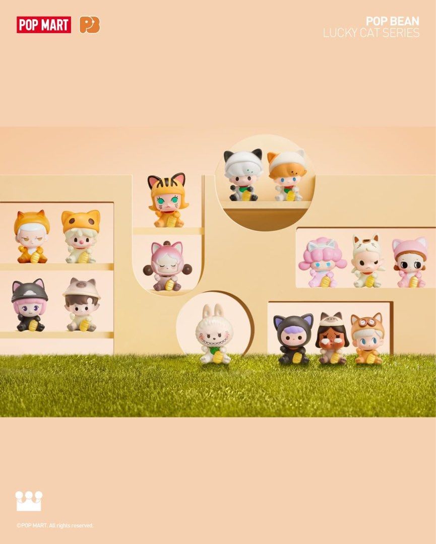 その他 popmart lilios The Fortune Cat เช็คการ์ด) Pop Mart LiLiOS Fortune Cat (POP BEAN Lucky Cat