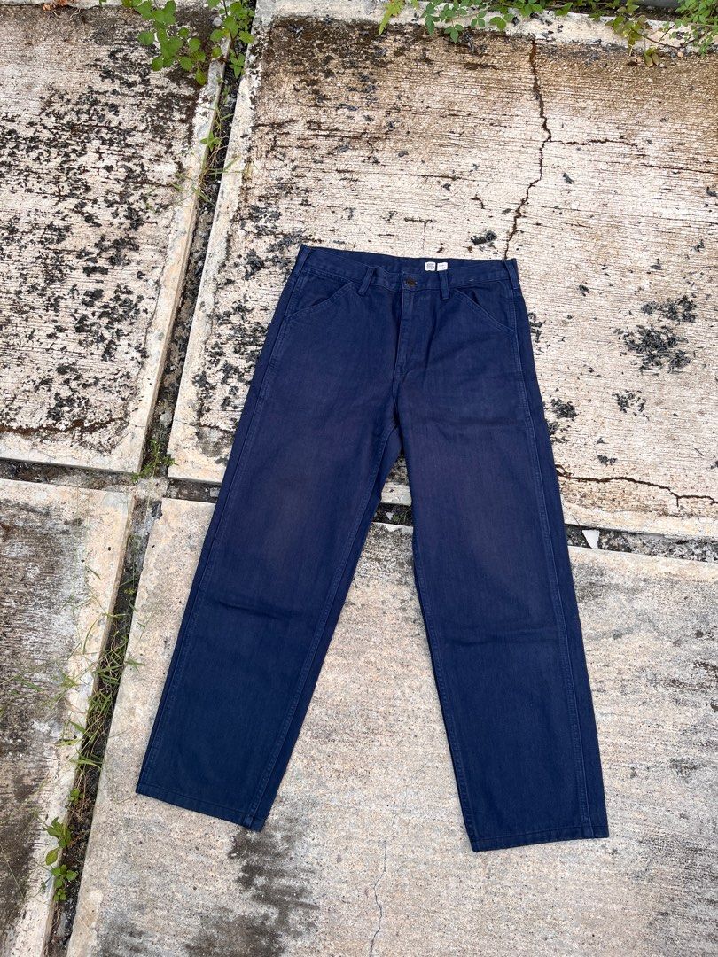 UNAILE denim 煎れ baggy pants size:M