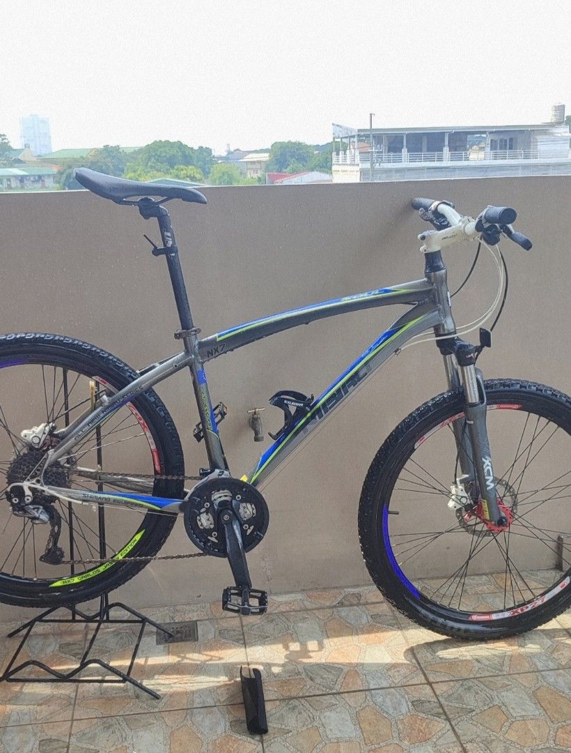 Bike for Sale! (Category: Bicycles) located in Quezon City. Submitted by joshlantz (Listing ID 1333677810, Image 1). Description: 🚲NIBIRU NX7 Shimano Groupset 💵9,999 PHP -Frame: Nibiru Soul Carlos Jason Edition -Fork: Suntour XCM Alloy with -Hydraulic lock out -Chainwheel: Shimano Alivio -Headset: Neco -Hubs: Joytech -BB: Shimano Sealed bearing -FD: Shimano Alivio -RD: Shimano Alivio -Shifter: Shimano Alivio 9 speed -Cogs: Shimano Alivio 9 spee