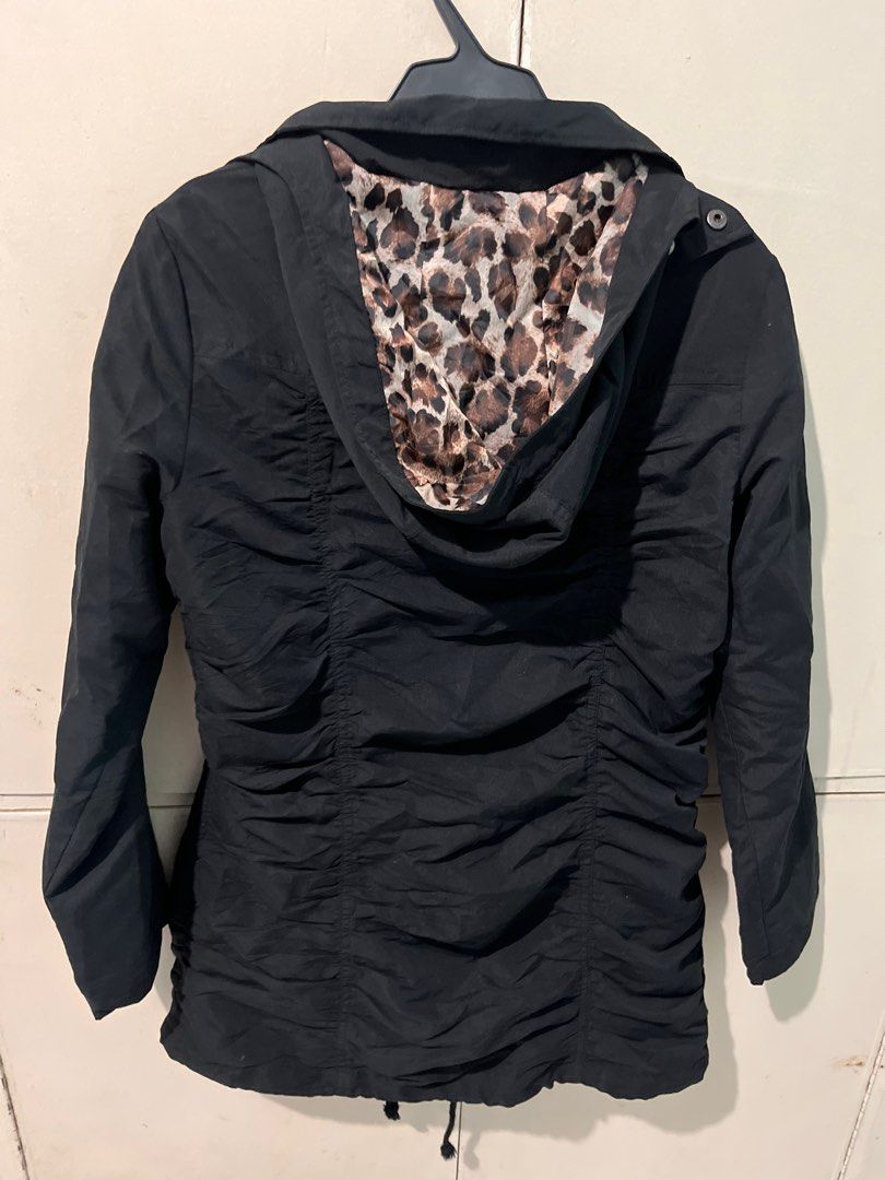 Black Trench Coat (Category: Coats, Jackets and Outerwear) located in Mandaluyong City. Submitted by msafer (Listing ID 1333700057, Image 2). Description: Length: 30.5" Width: 18.5" Arm length: 24".