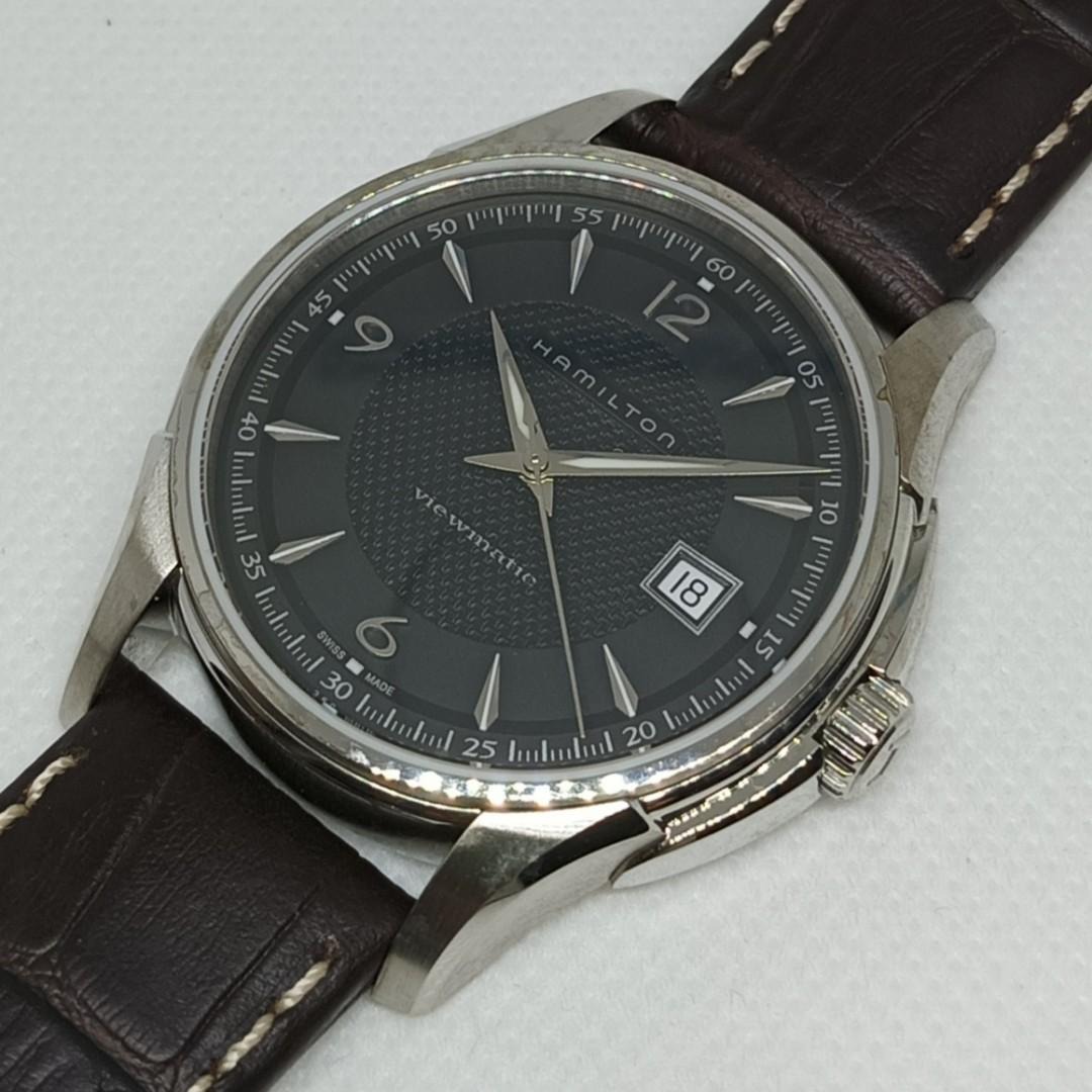 Brand New Swiss Classic Hamilton Jazzmaster Viewmatic 25 Jewels Automatic Sapphire Leather Watch H32515535 FIXED PRICE Men s Fashion Watches Accessories Watches on Carousell