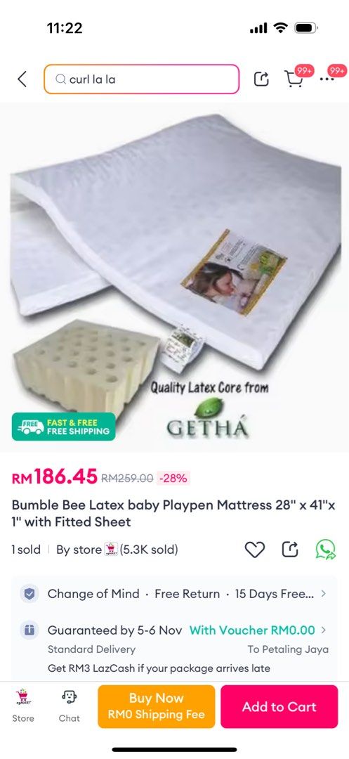 Bumble bee latex mattress discount
