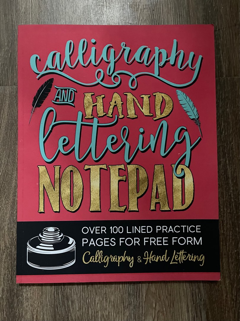 Notepad Lettering Calligraphy and Hand Lettering Notepad, Hobbies & Toys, Stationary ...