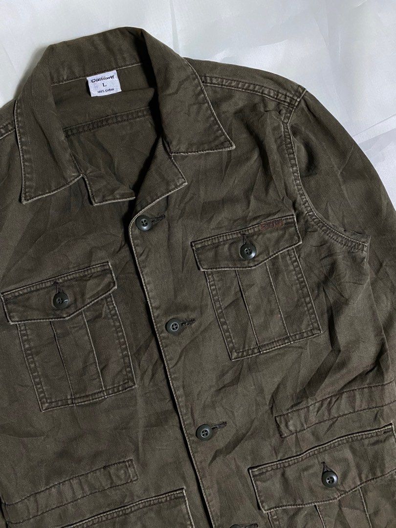 Carhartt Military Jacket Men s Fashion Coats Jackets and Outerwear on Carousell