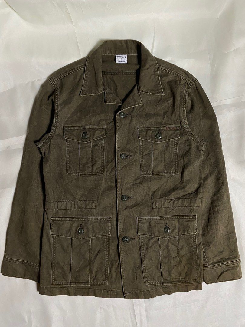Carhartt Military Jacket Men s Fashion Coats Jackets and Outerwear on Carousell