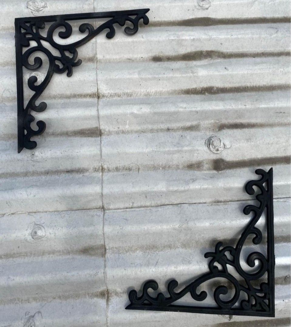 Cast iron Bracket Pair 2pcs (Category: Wall Decor) located in Manila. Submitted by chayaragon14634 (Listing ID 1333791663, Image 1). Description: 'For Sale message me' For Fast transaction admin Cash On delivery😊🥰.