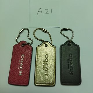 Coach bag hang tag name tag, croco grey colour, Luxury, Accessories on ...