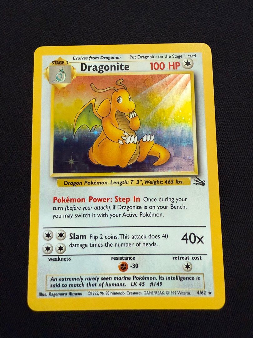 foil dragonite pokemon card Dark Dragonite (5)