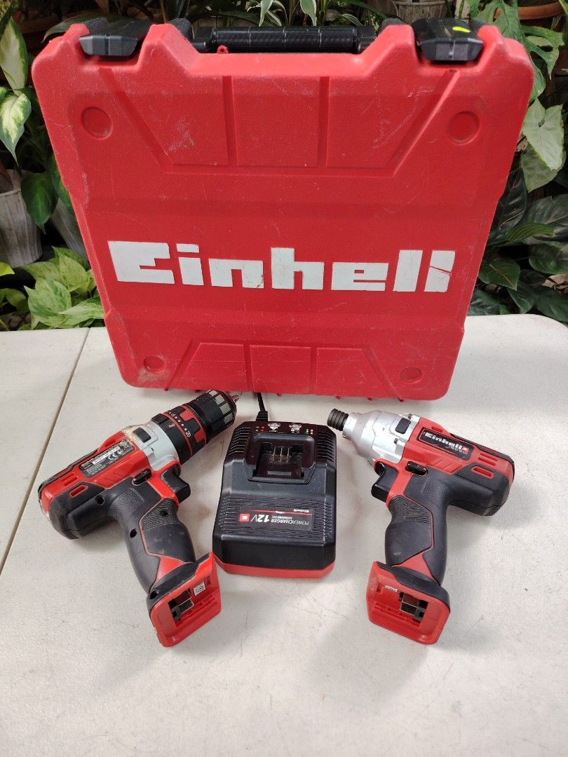 Einhell hammer drill and impact driver (unit only) (Category: Construction Tools & Equipment) located in Malolos. Submitted by axe23 (Listing ID 1333696803, Image 1). Description: Einhell Branded and heavy duty Surplus tools from Australia 12v hammer drill and impact driver With hardcase Charger included No battery Para lng sa may existing battery and charger cya.. 3000 only..