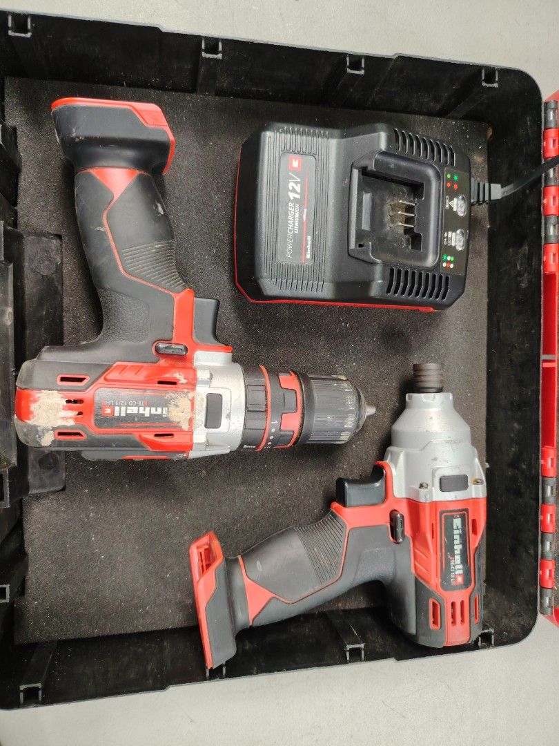 Einhell hammer drill and impact driver (unit only) (Category: Construction Tools & Equipment) located in Malolos. Submitted by axe23 (Listing ID 1333696803, Image 3). Description: Einhell Branded and heavy duty Surplus tools from Australia 12v hammer drill and impact driver With hardcase Charger included No battery Para lng sa may existing battery and charger cya.. 3000 only..