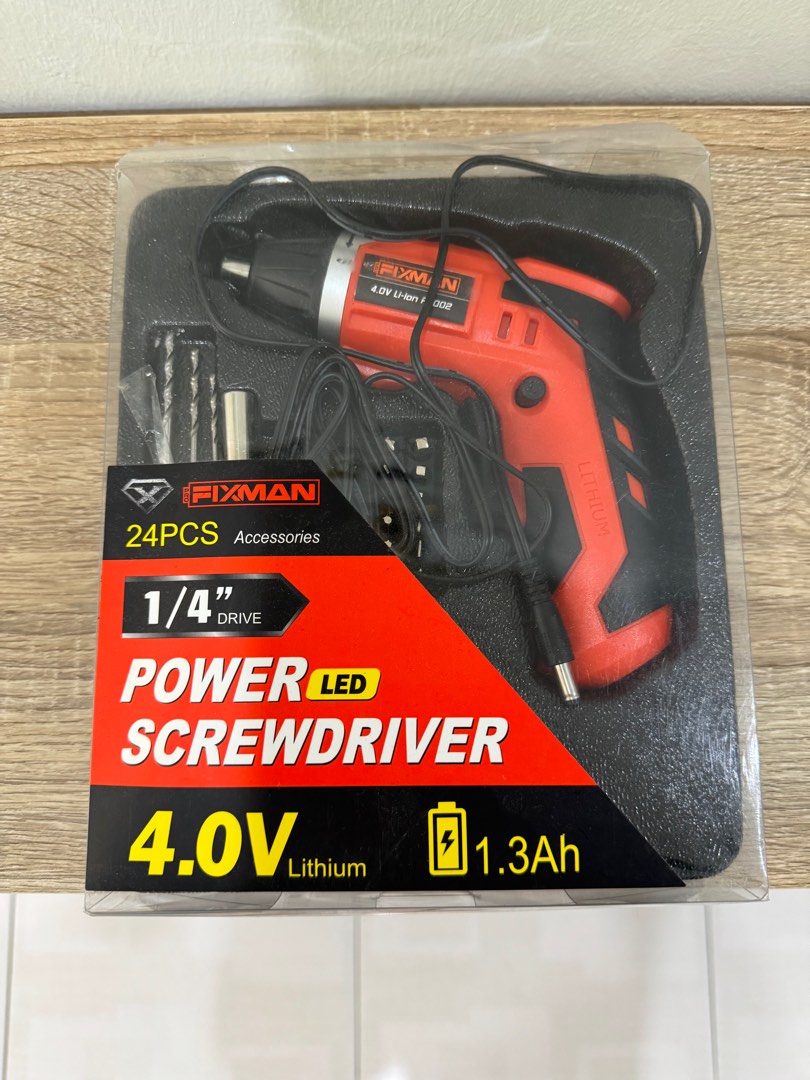 Fixman Power Screwdriver Furniture Home Living Home Improvement Organisation Home Improvement Tools Accessories on Carousell