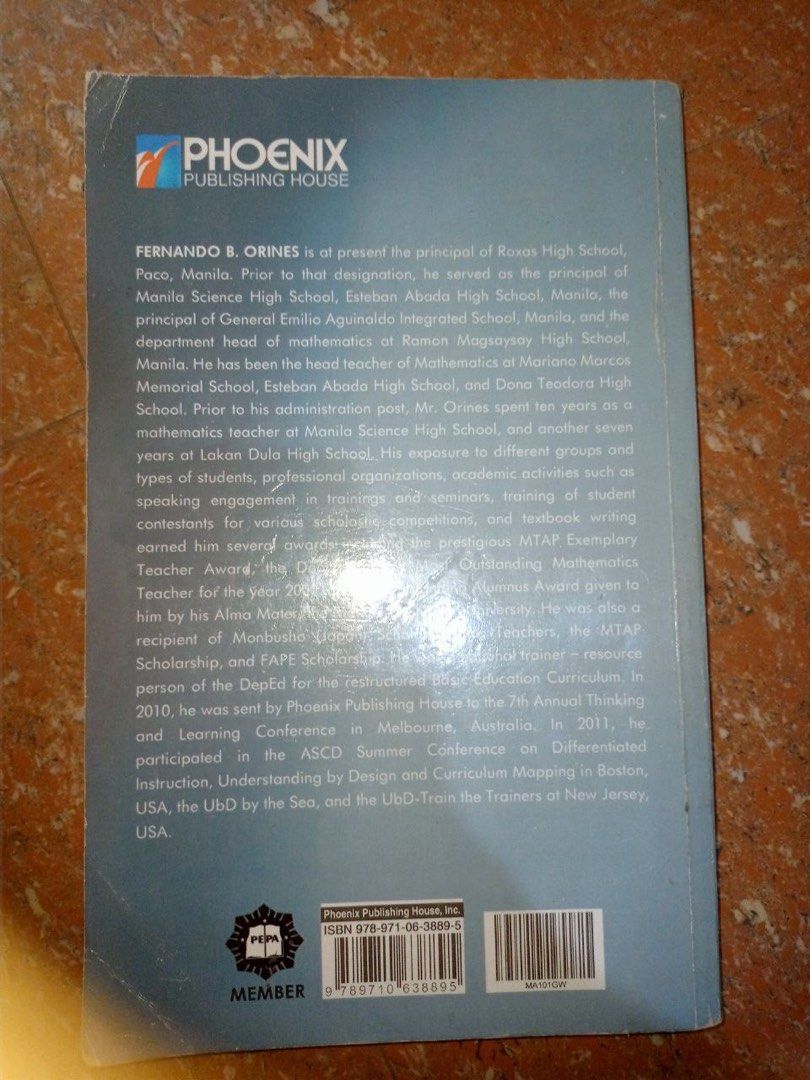 General Mathematics Grade 11 - Next Century Mathematics (Category: Textbooks) located in San Fernando. Submitted by h.obi (Listing ID 1333834368, Image 2). Description: .