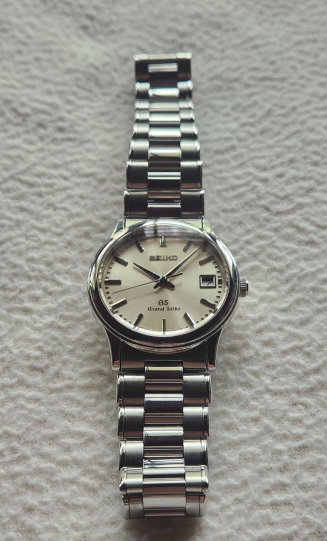 GRAND SEIKO 95GS Champagne Dial Quartz 9587 7010 SBGS007 Box Papers Luxury Watches on Carousell