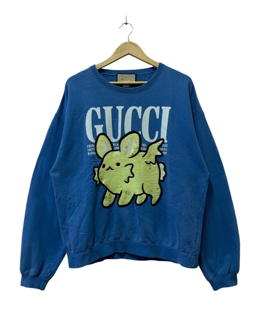 Gucci animal patch crewneck