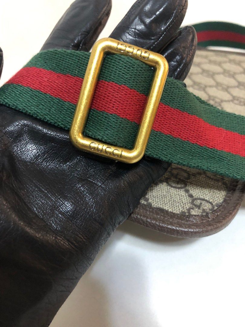 Gucci belt bag black and yellow deals