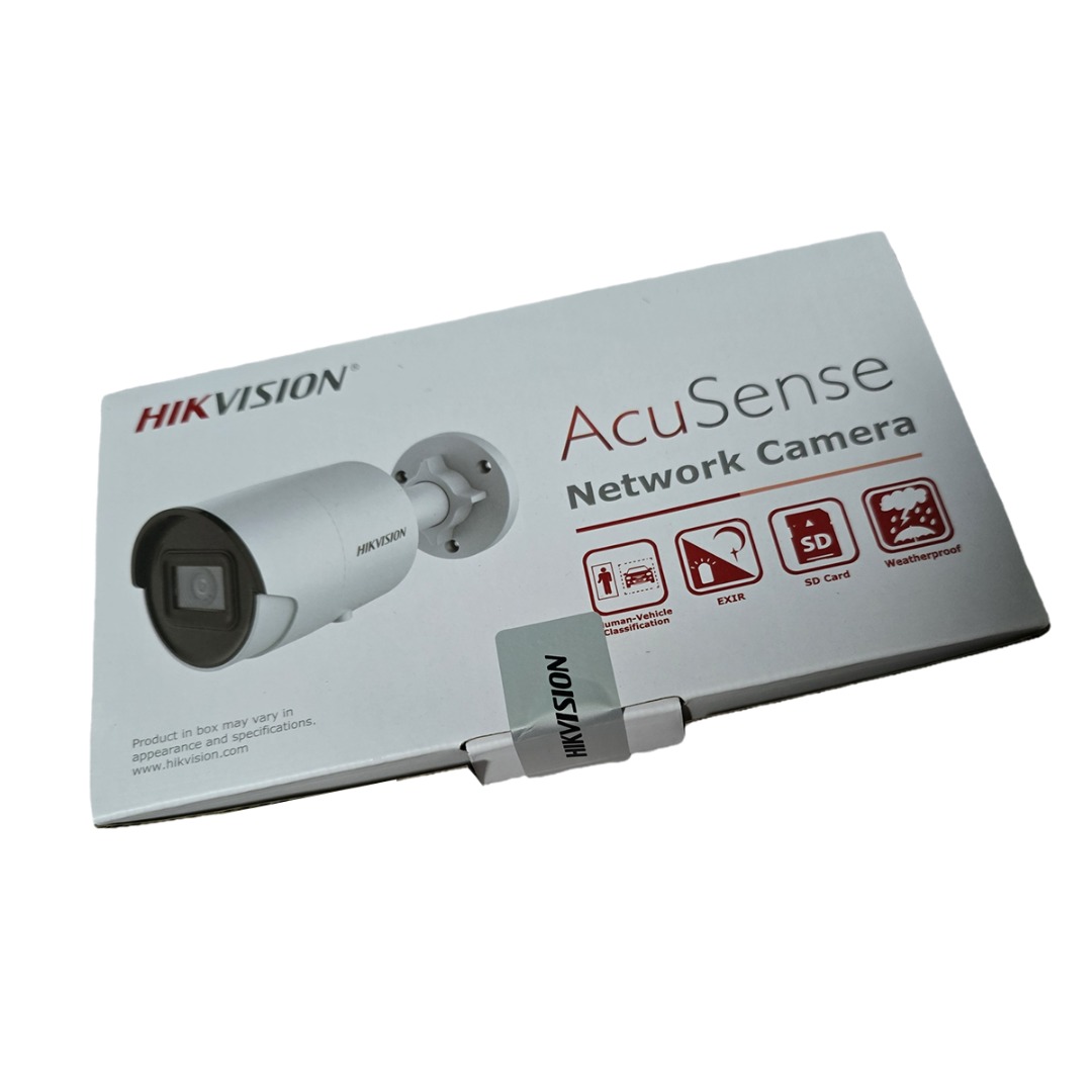 Hikvision DS-2CD2083G2-IU 4K 8MP Acusense Bullet IP Camera (2.8mm, Outdoor, Built-in Mic)