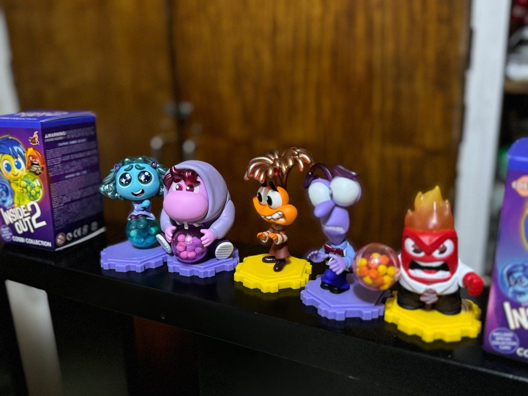Inside out 2 Cosbi blind box (Category: Designer & Blind Box Toys) located in Caloocan City. Submitted by teachermay101 (Listing ID 1333693702, Image 2). Description: Sold per piece blind box Sealed Opened box also available.
