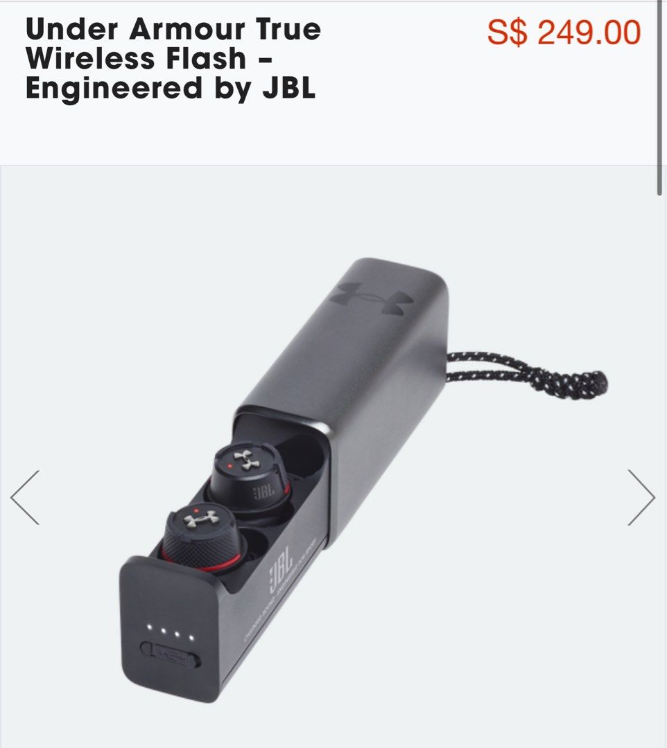 JBL x Under Armour True Wireless Flash Audio Earphones on Carousell