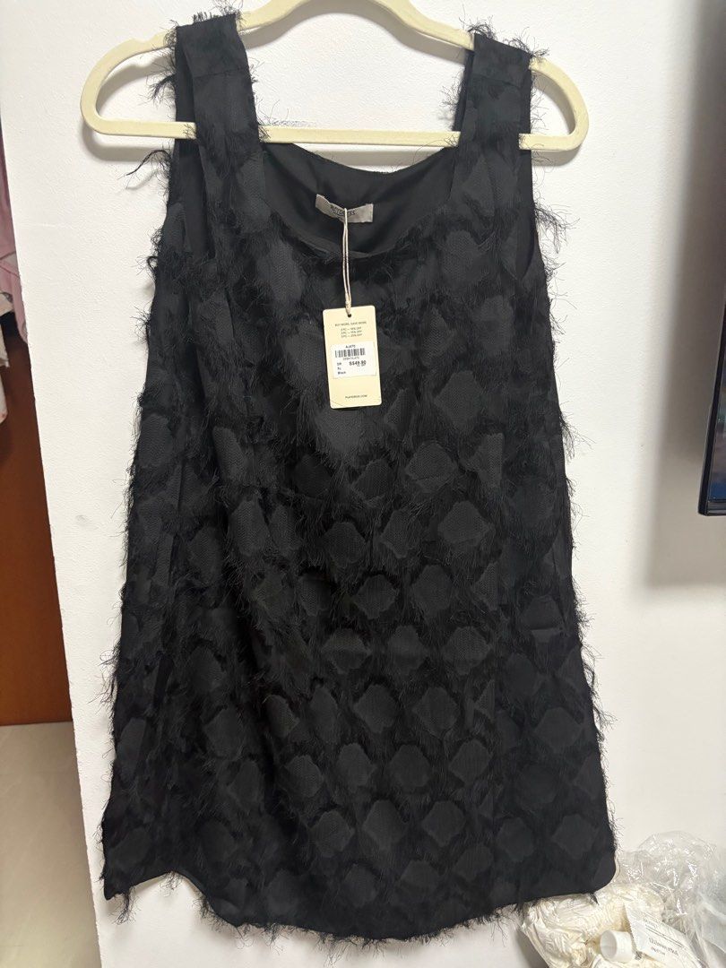 Kacy Fringe Textured Dress