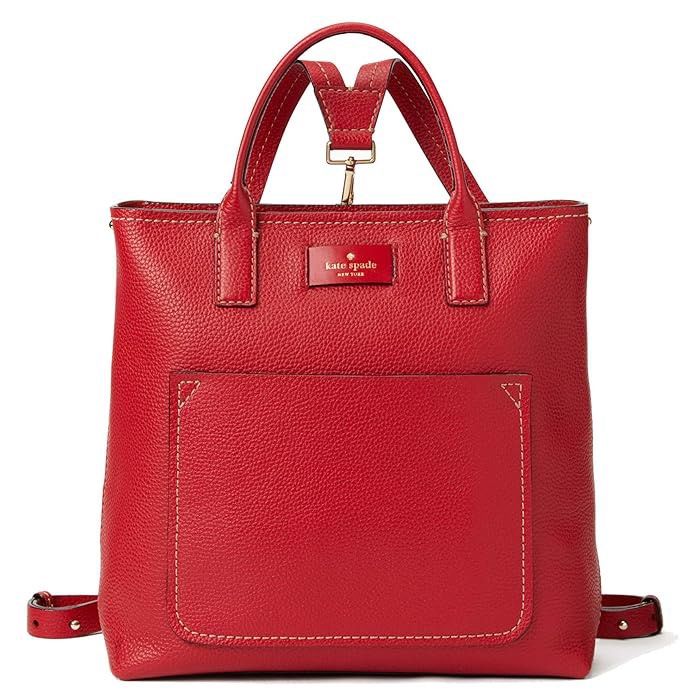 Kate Spade New York Maple Street Kenzie 3 Way Leather Bag Heirloom Red Women s Fashion Bags Wallets Backpacks on Carousell